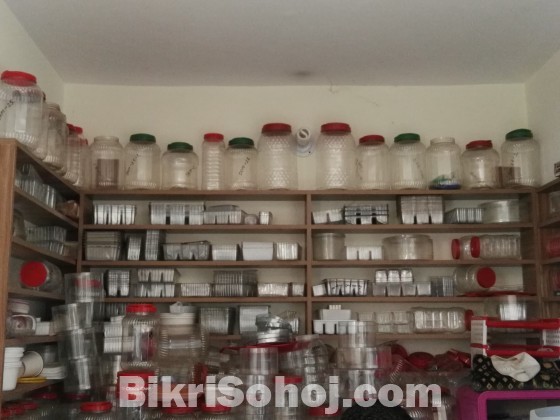 Bakery food plastic box, pot, jar etc